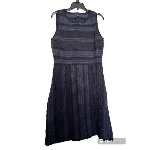 Ann Taylor stretchy dress size M blue - Picture 1 of 5